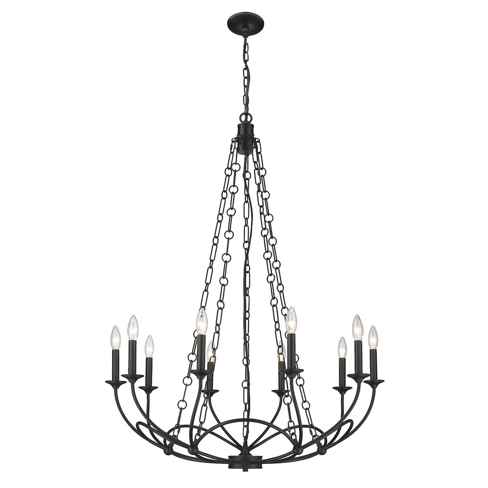 Z-Lite 10 Light Chandelier. Picture 2