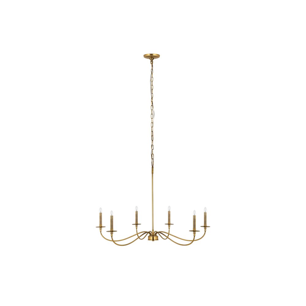 Z-Lite 6 Light Chandelier. Picture 4