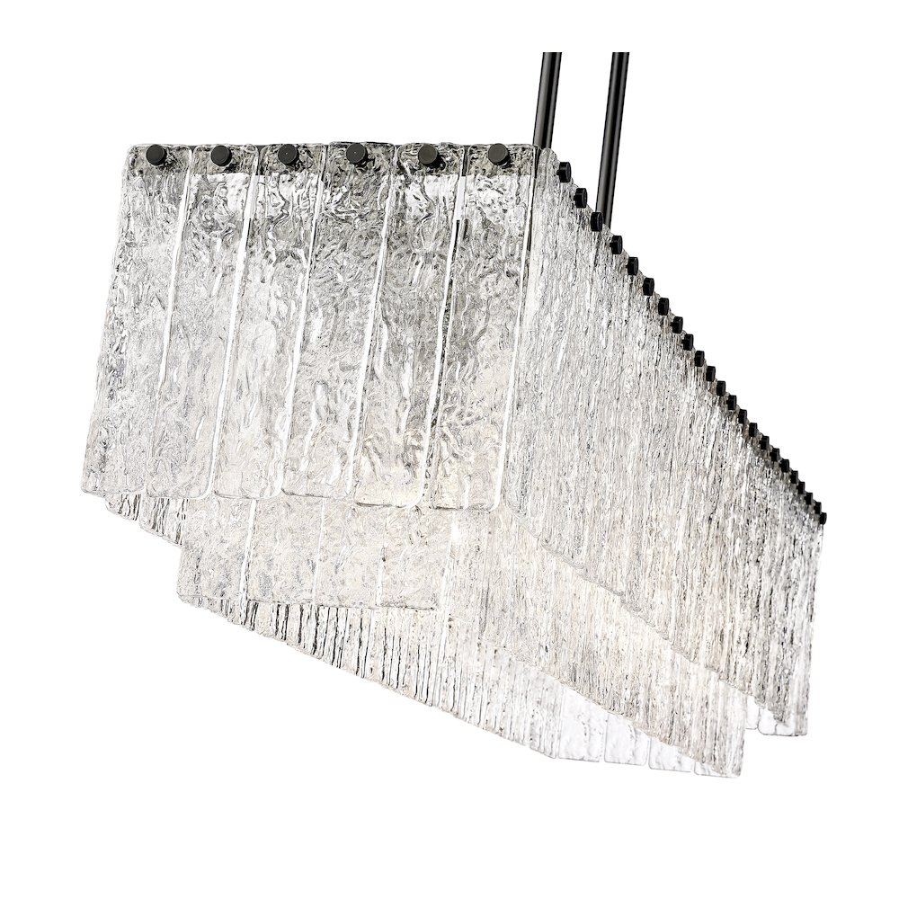 Z-Lite 5 Light Linear Chandelier. Picture 4