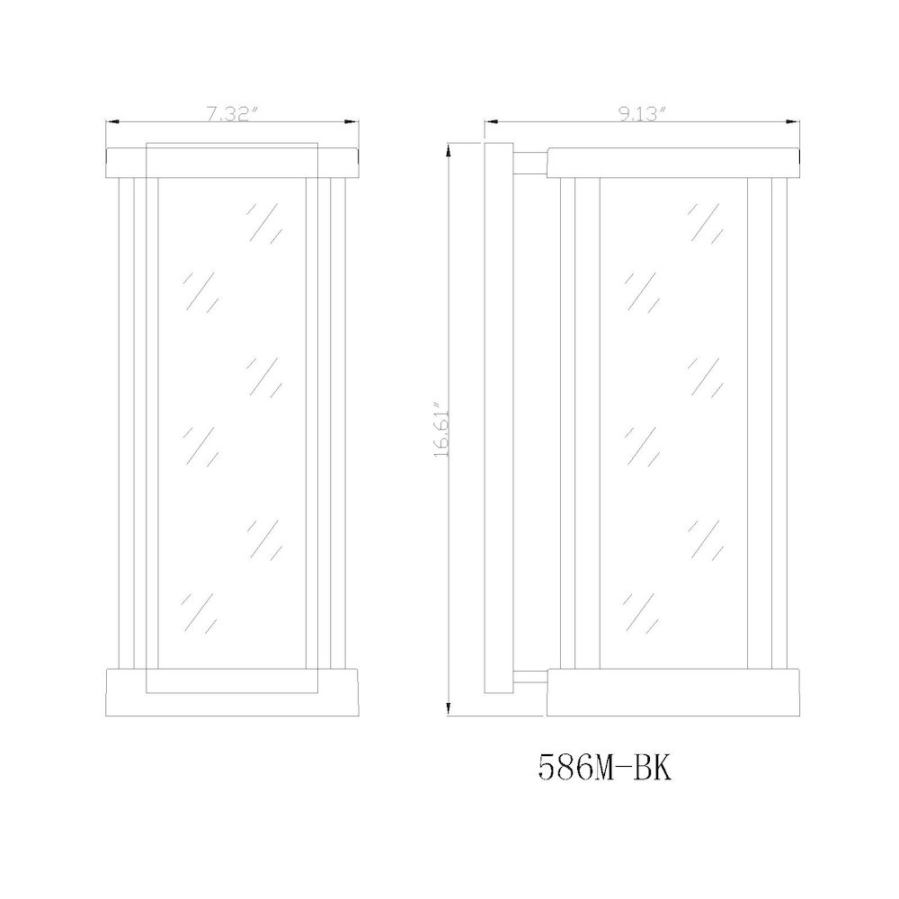 Z-Lite 1 Light Outdoor Wall Light. Picture 8