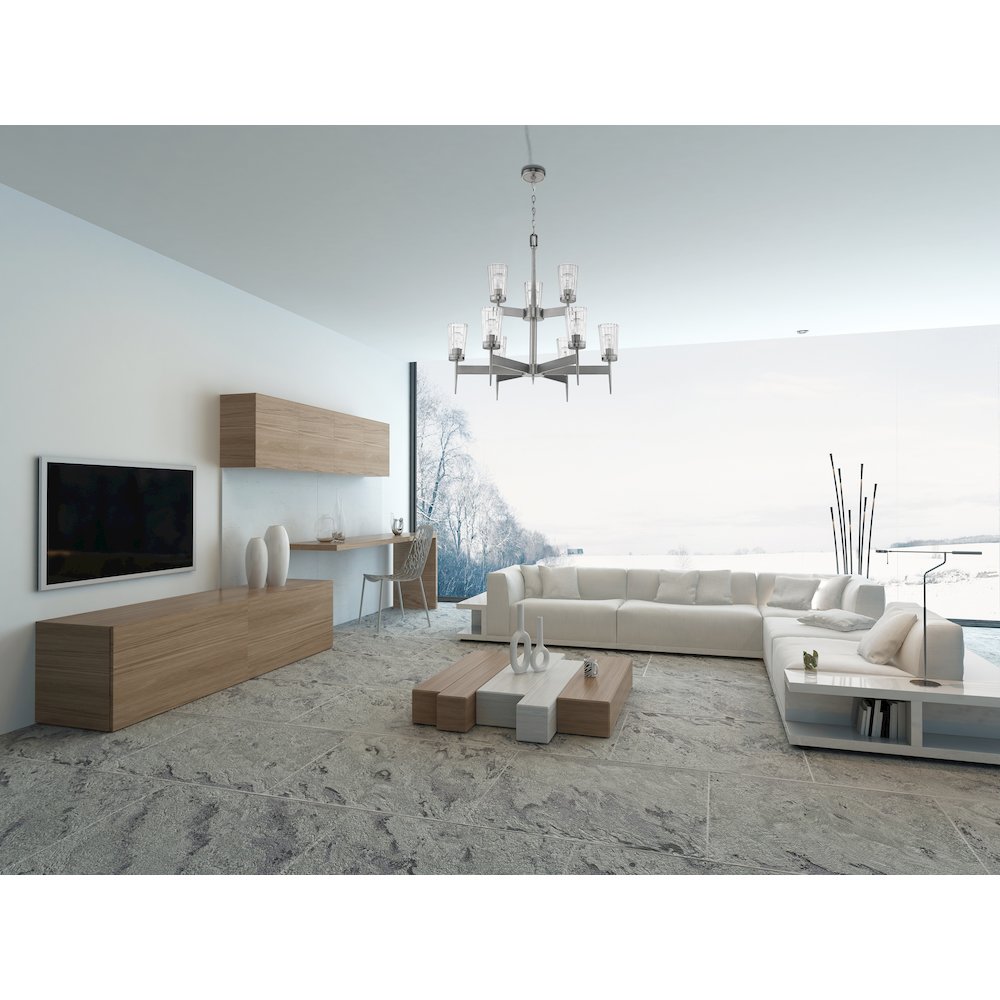 Z-Lite 9 Light Chandelier. Picture 6