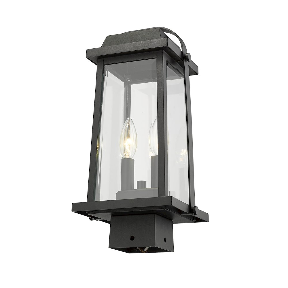 Z-Lite 2 Light Outdoor Post Mount Fixture. Picture 3