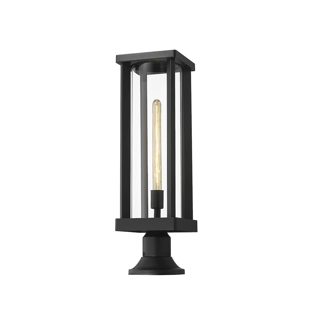 Z-Lite 1 Light Outdoor Pier Mounted Fixture. Picture 1