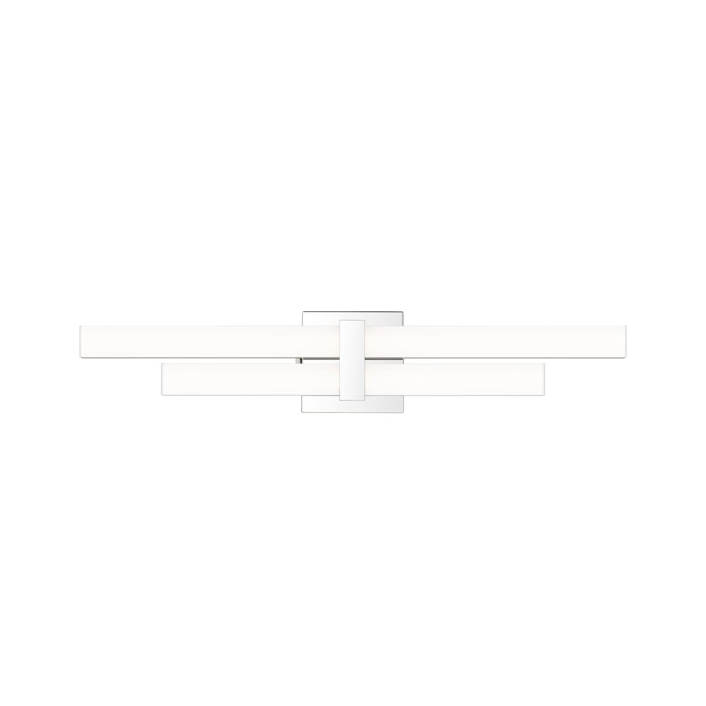 Z-Lite Zane 2 Light Vanity in Chrome  Frame Finish. Picture 3