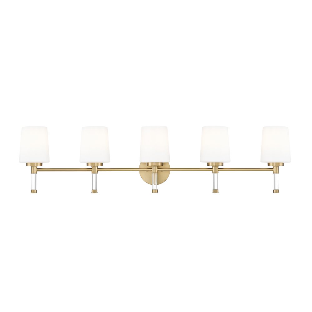 Z-Lite 5 Light Vanity, Modern Gold. Picture 2