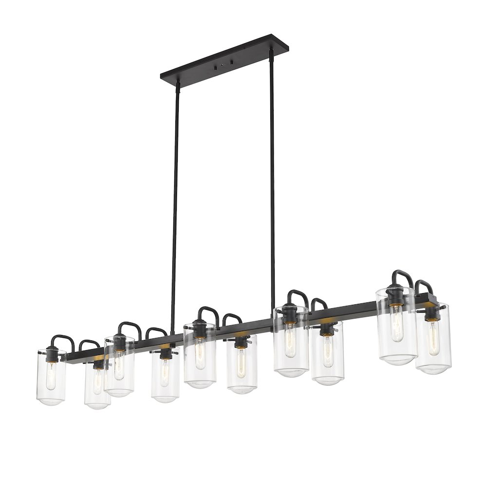 Z-Lite 10 Light Linear Chandelier. Picture 2