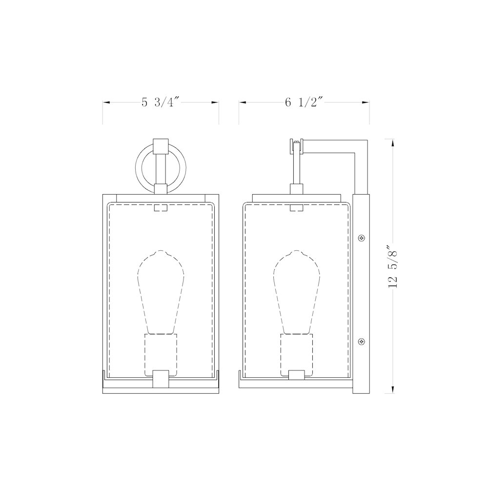 Z-Lite 1 Light Outdoor Wall Light. Picture 8