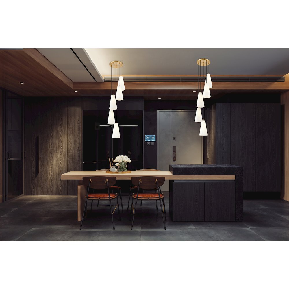 Z-Lite 5 Light Chandelier. Picture 7