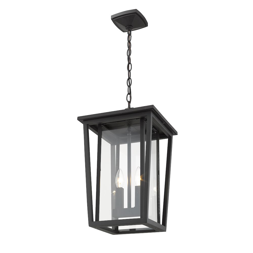 Z-Lite 2 Light Outdoor Chain Mount Ceiling Fixture. Picture 2