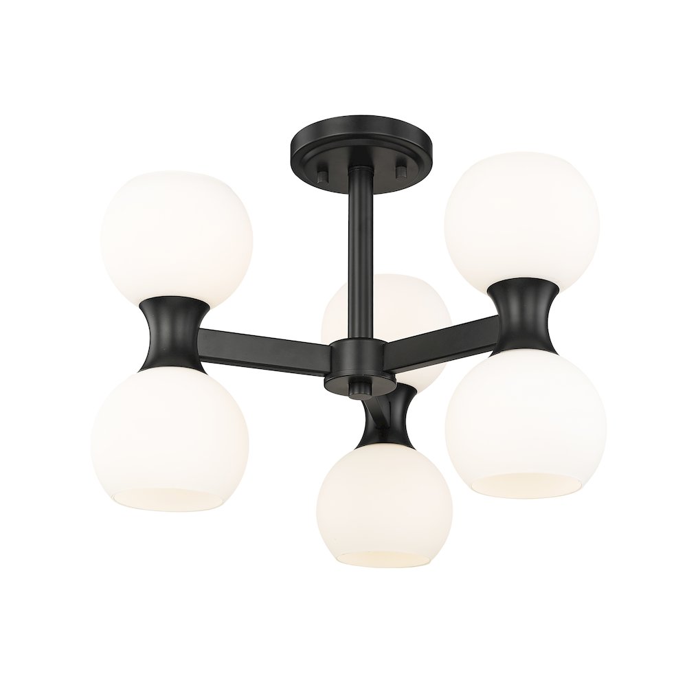 Z-Lite 6 Light Semi Flush Mount. Picture 2
