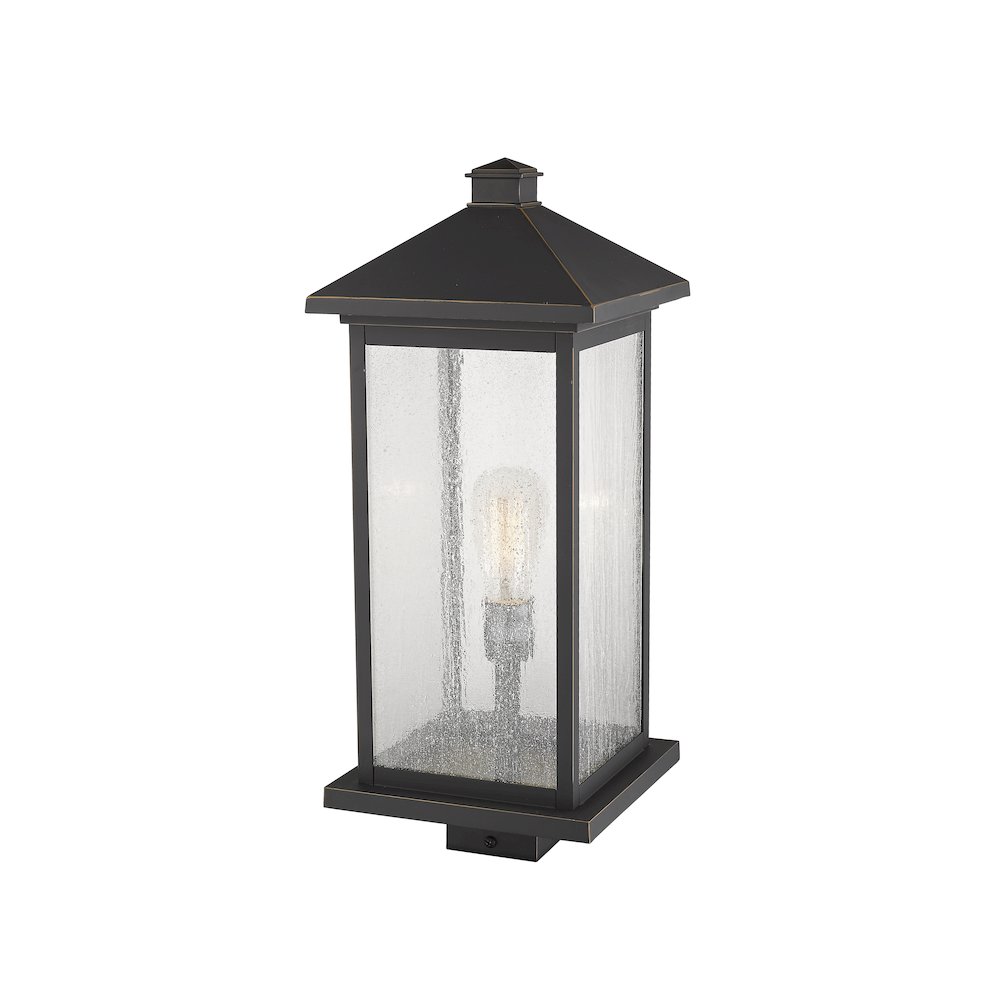 Z-Lite 1 Light Outdoor Post Mount Fixture. Picture 4