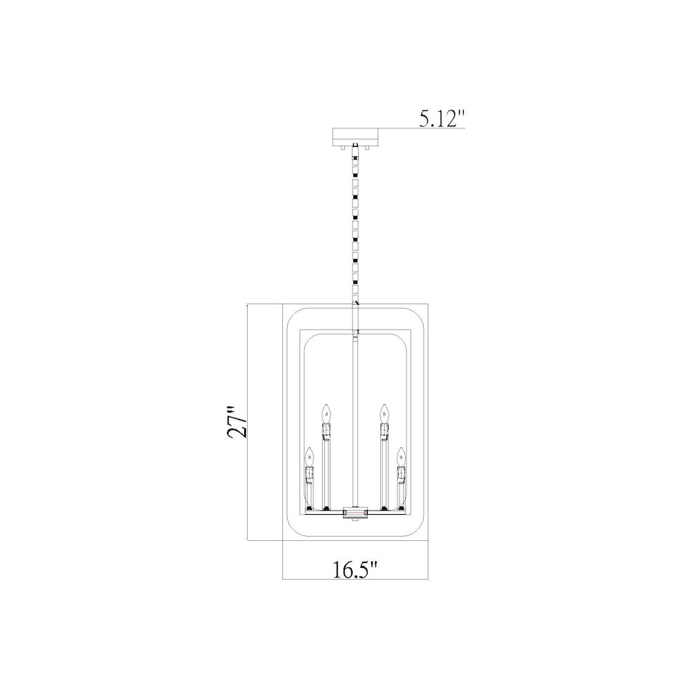 Z-Lite 8 Light Chandelier. Picture 8