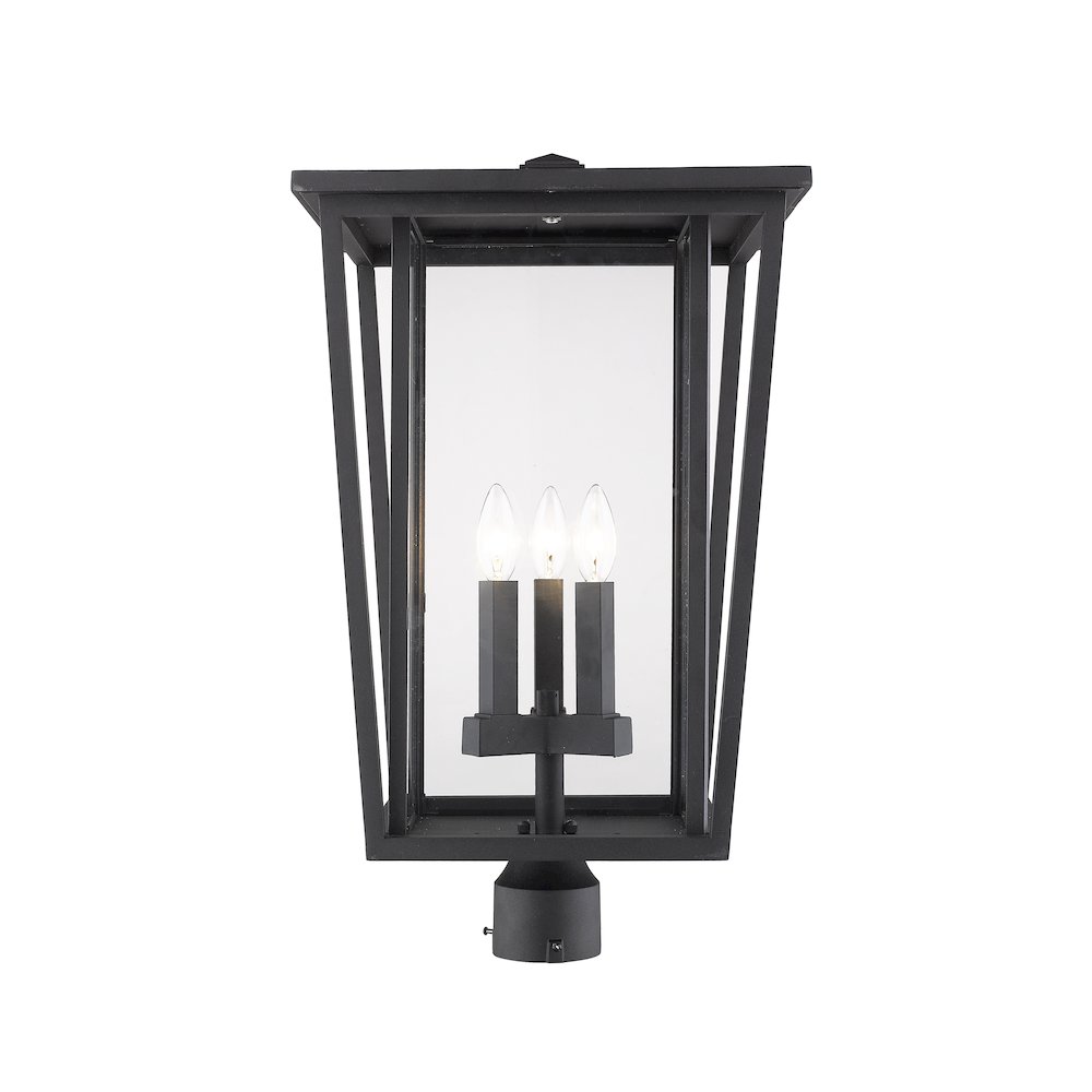 Z-Lite 3 Light Outdoor Post Mount Fixture. Picture 1