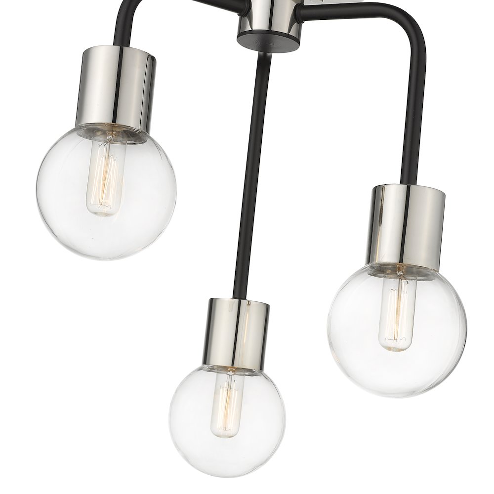 Z-Lite 3 Light Semi Flush Mount. Picture 4