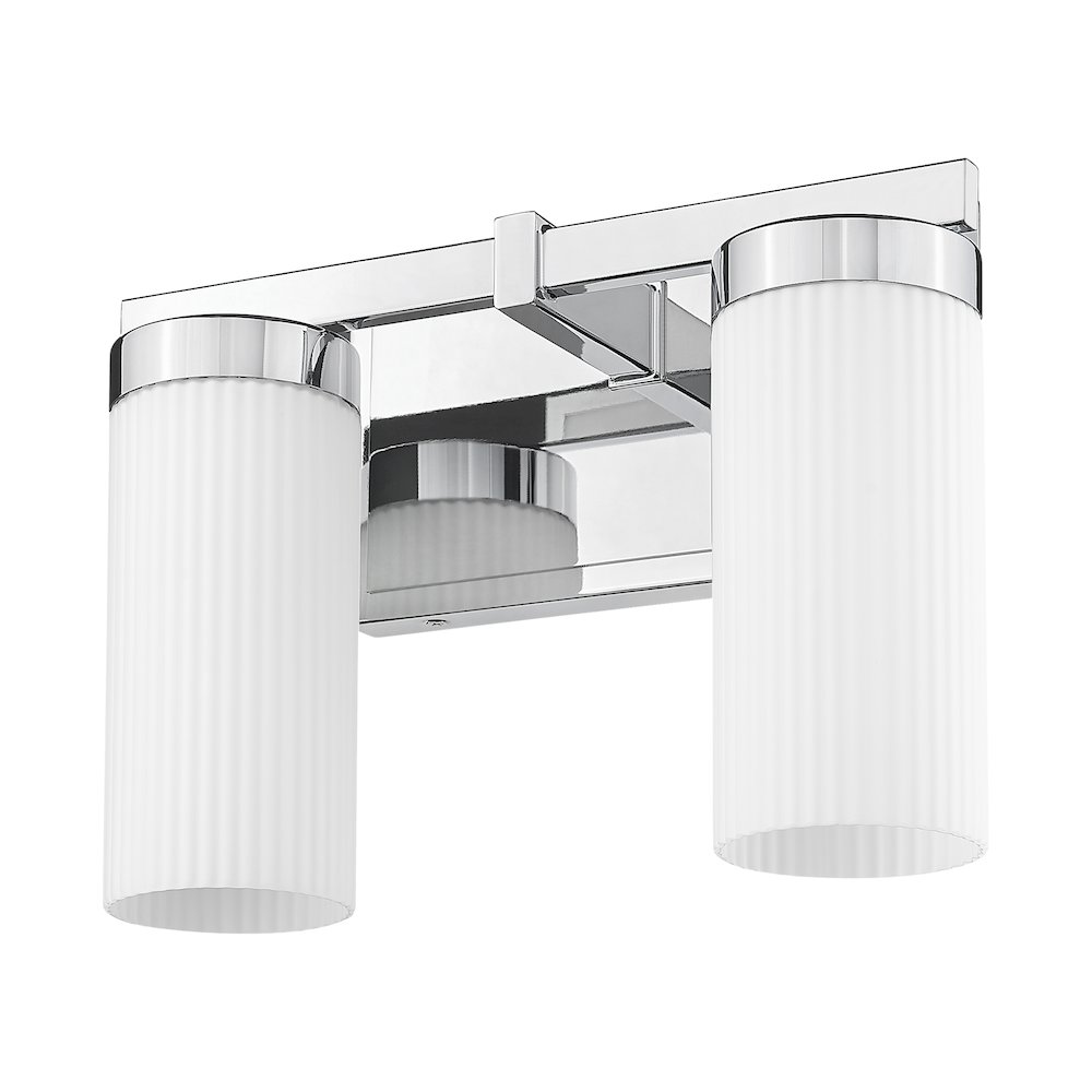 Z-Lite Danica 2 Light Vanity in Chrome color, Steel frame. Picture 5