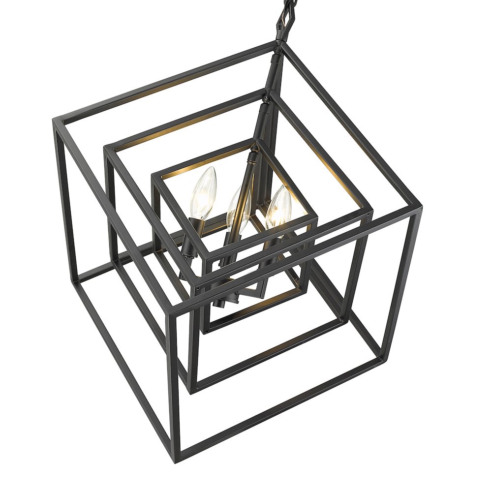 Z-Lite 3 Light Chandelier. Picture 4