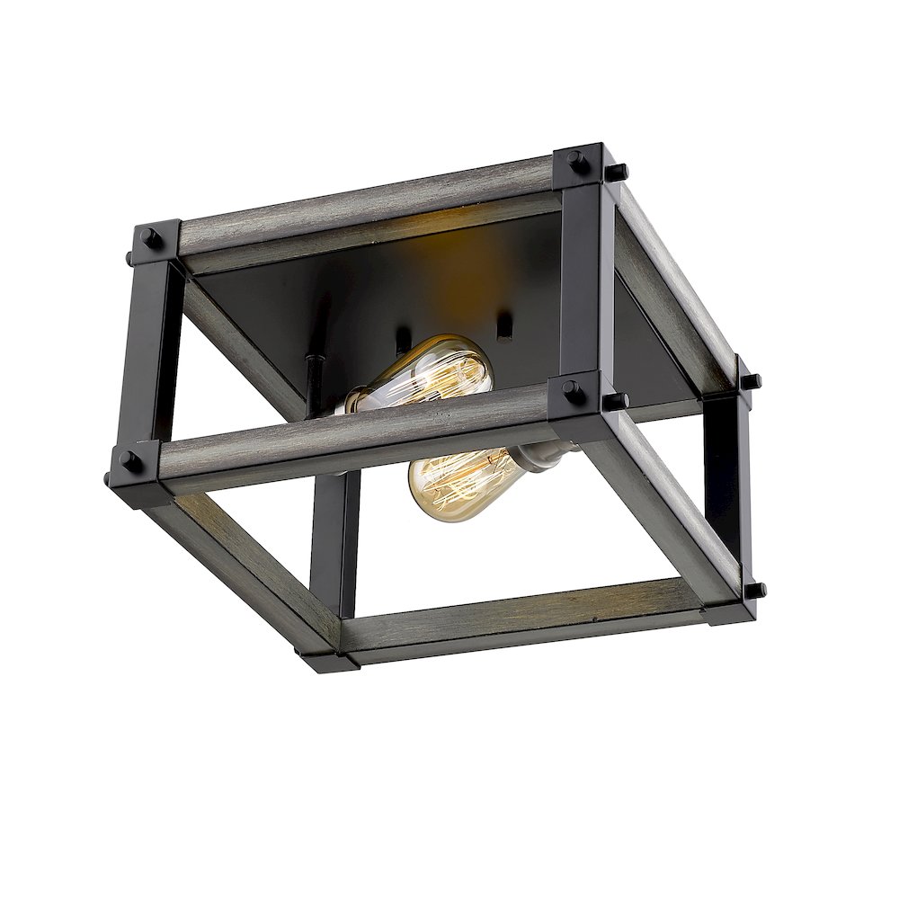Z-Lite 2 Light Flush Mount. Picture 3