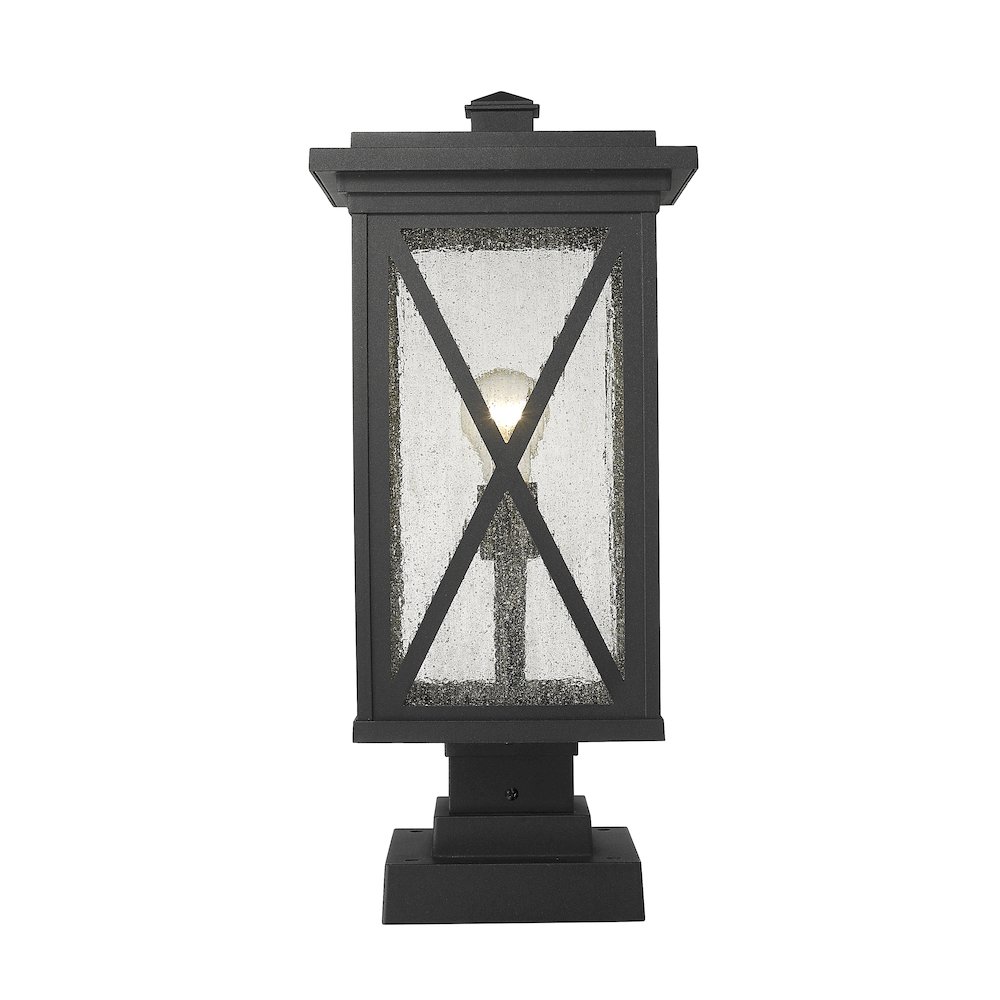 Z-Lite 1 Light Outdoor Pier Mounted Fixture. Picture 2