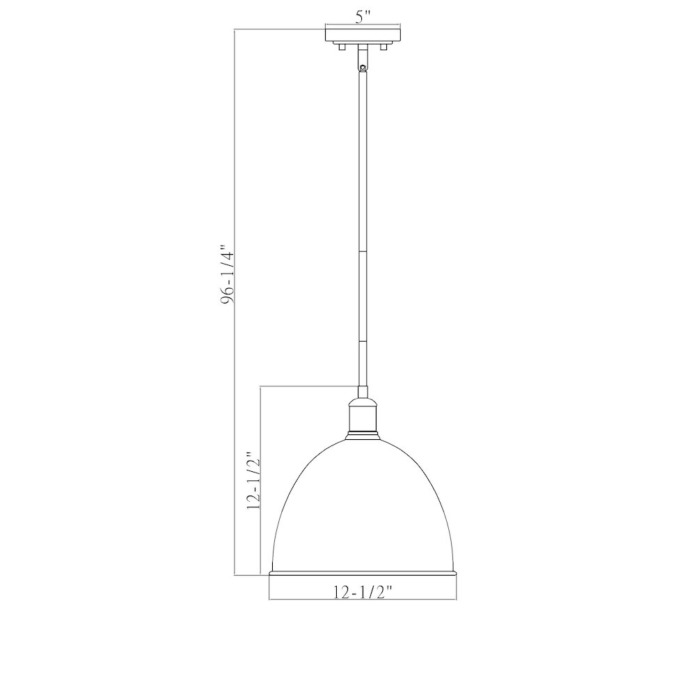 Z-Lite 1 Light Pendant. Picture 8