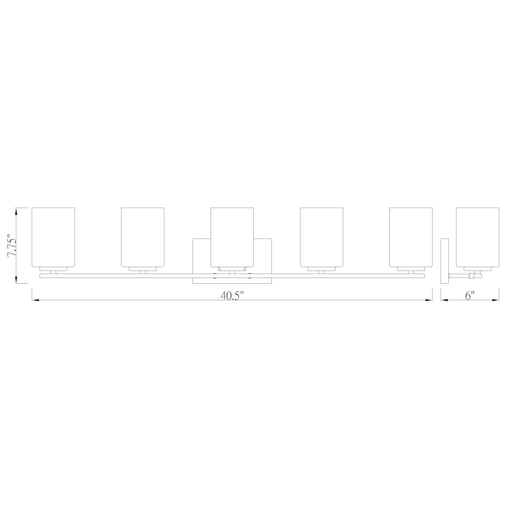 Z-Lite 5 Light Vanity. Picture 8