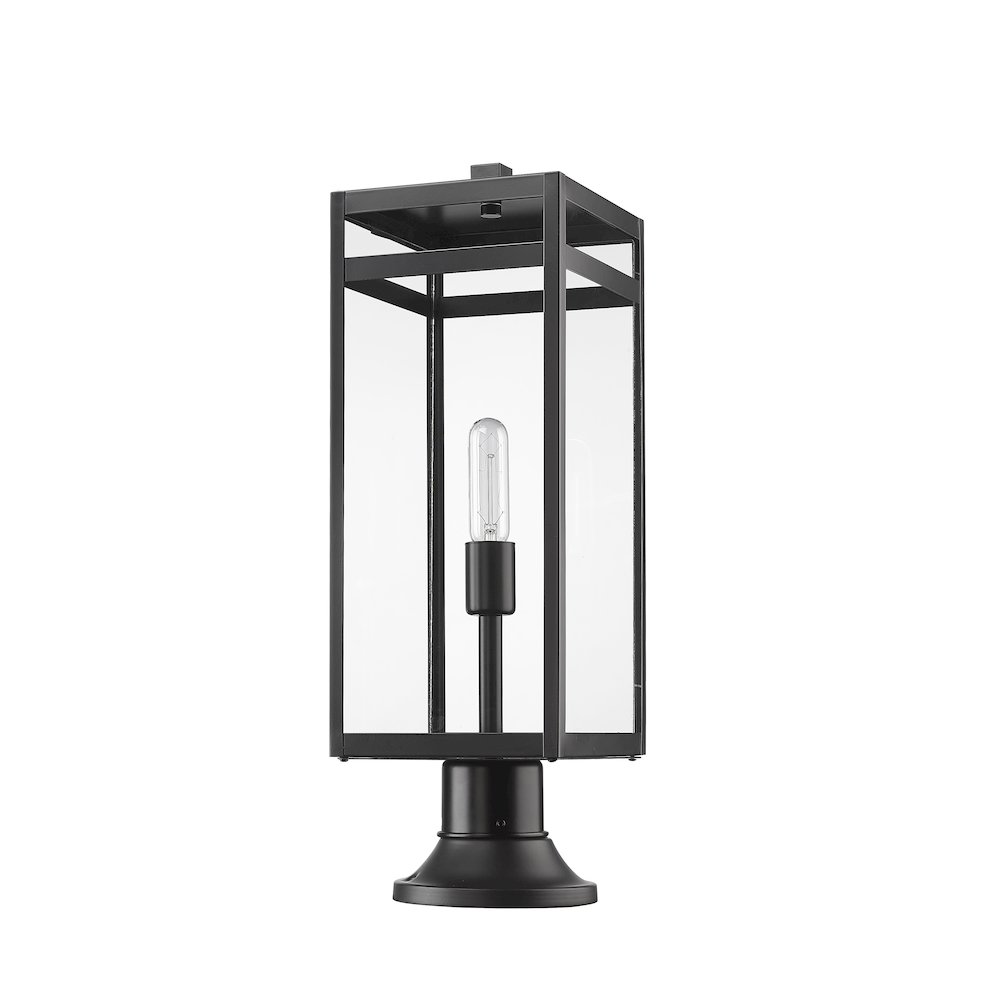 Z-Lite 1 Light Outdoor Pier Mounted Fixture. Picture 5