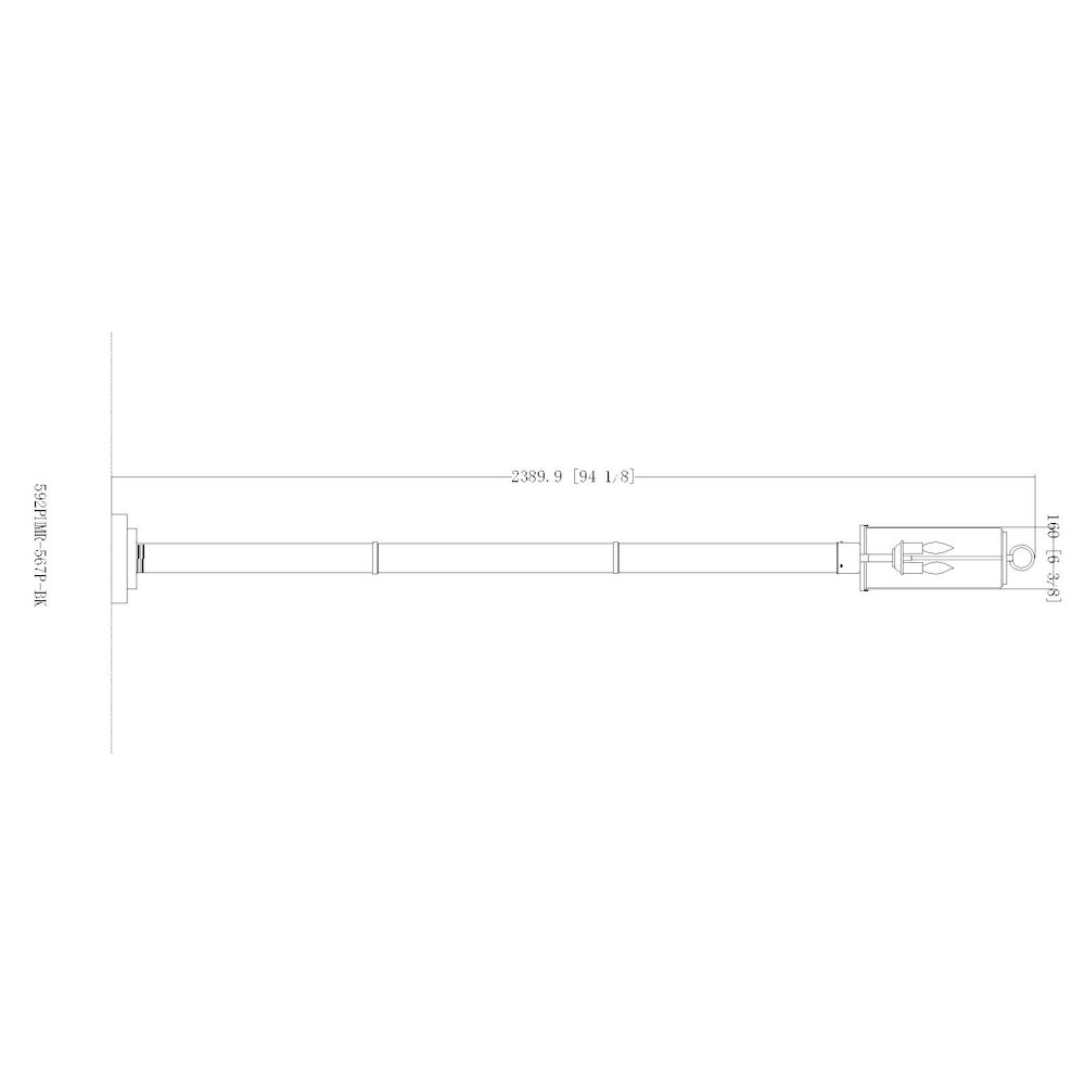 Z-Lite 2 Light Outdoor Post Mounted Fixture. Picture 8