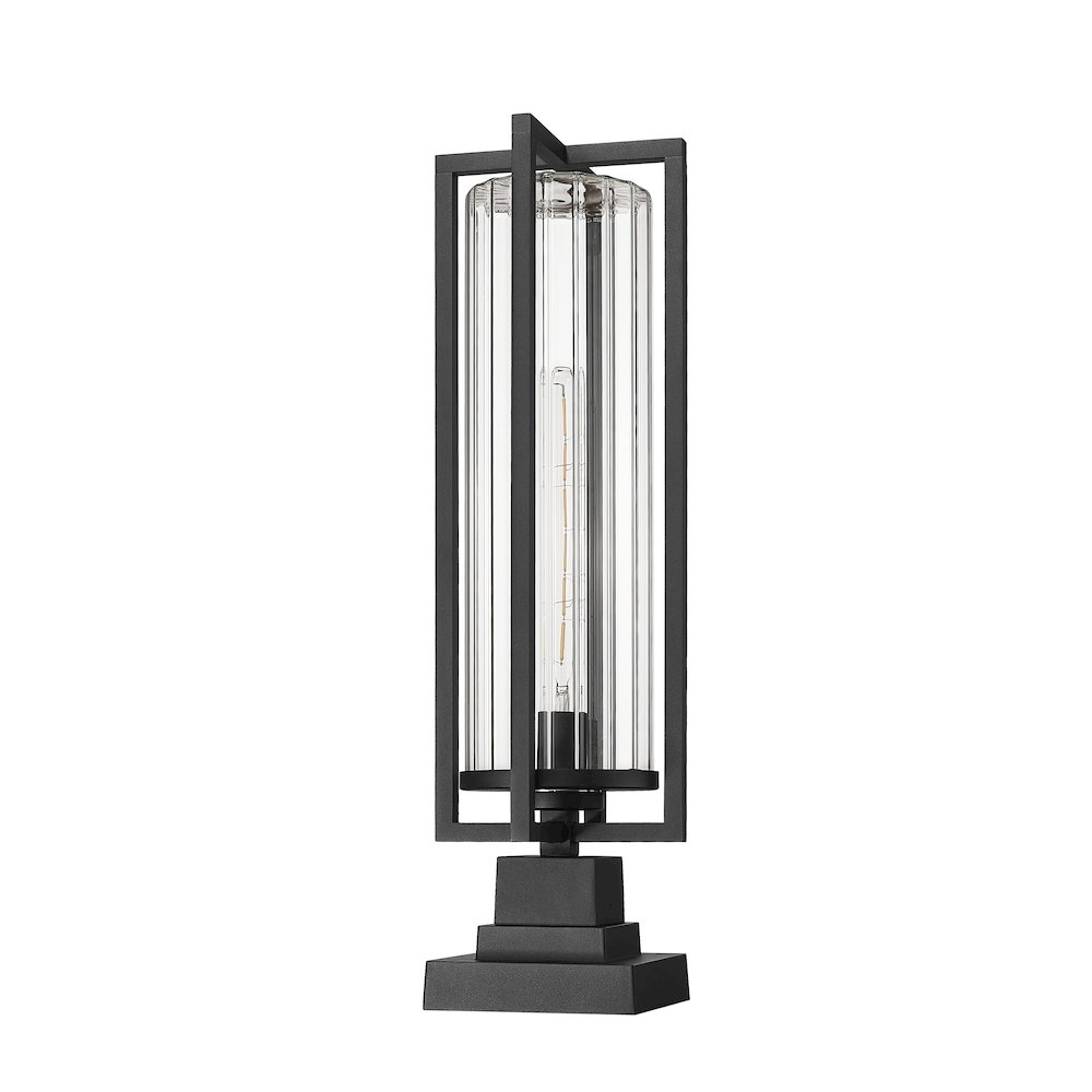 Z-Lite 1 Light Outdoor Pier Mounted Fixture. Picture 5