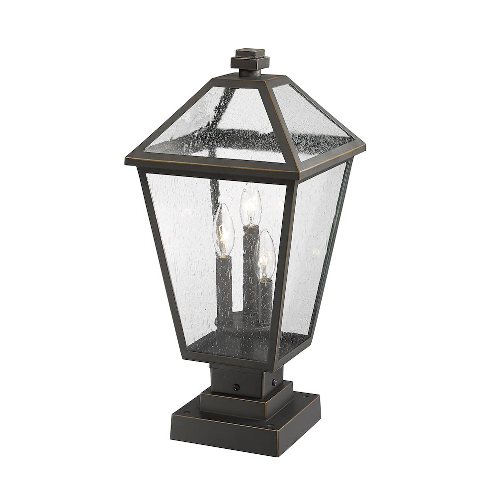 Z-Lite 3 Light Outdoor Pier Mounted Fixture. Picture 4
