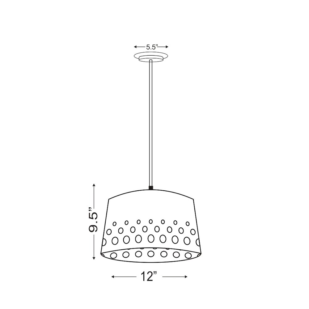 Z-Lite 1 Light Pendant. Picture 8