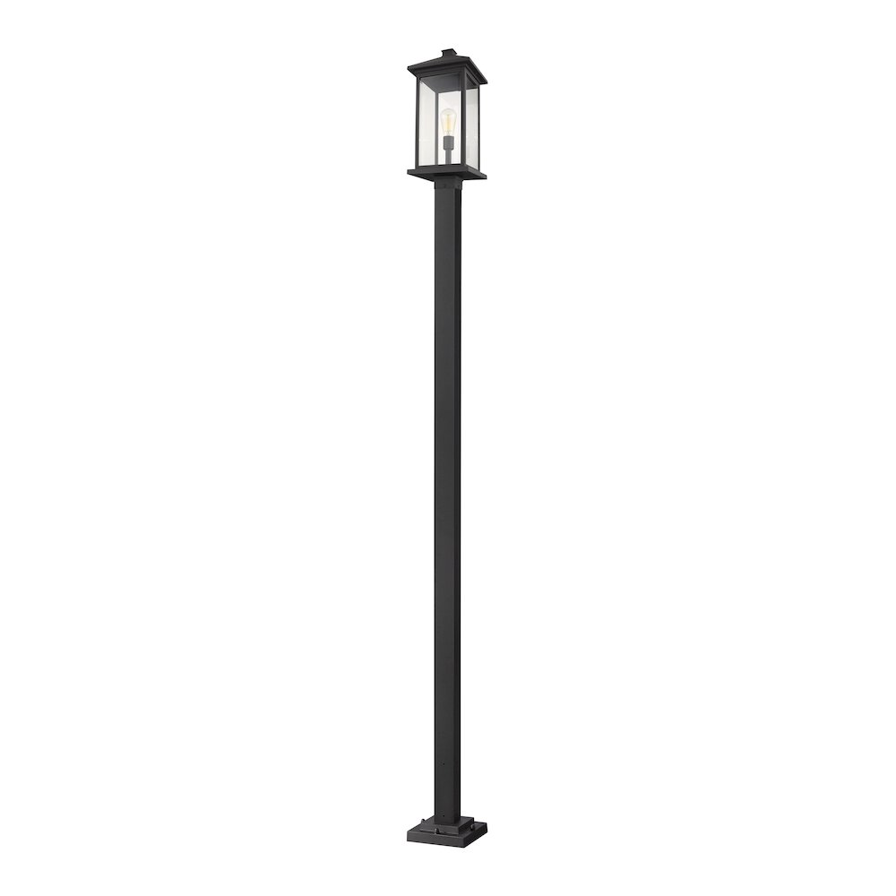 Z-Lite 1 Light Outdoor Post Mounted Fixture. Picture 1