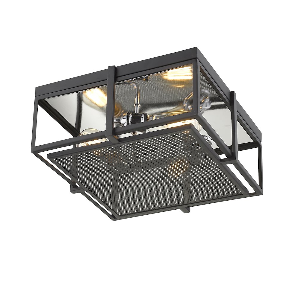 Z-Lite 3 Light Flush Mount. Picture 2