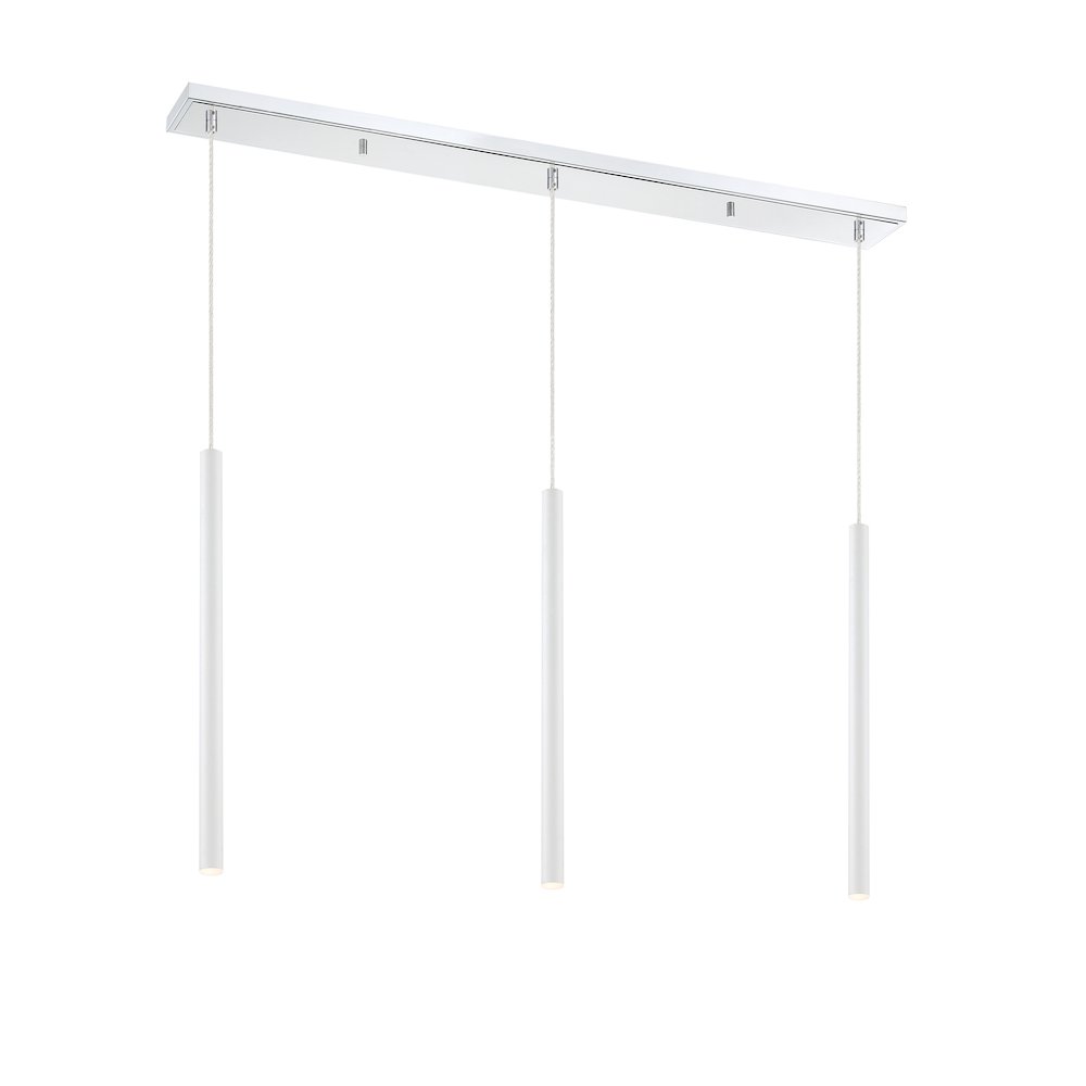 Z-Lite 3 Light Linear Chandelier. Picture 2