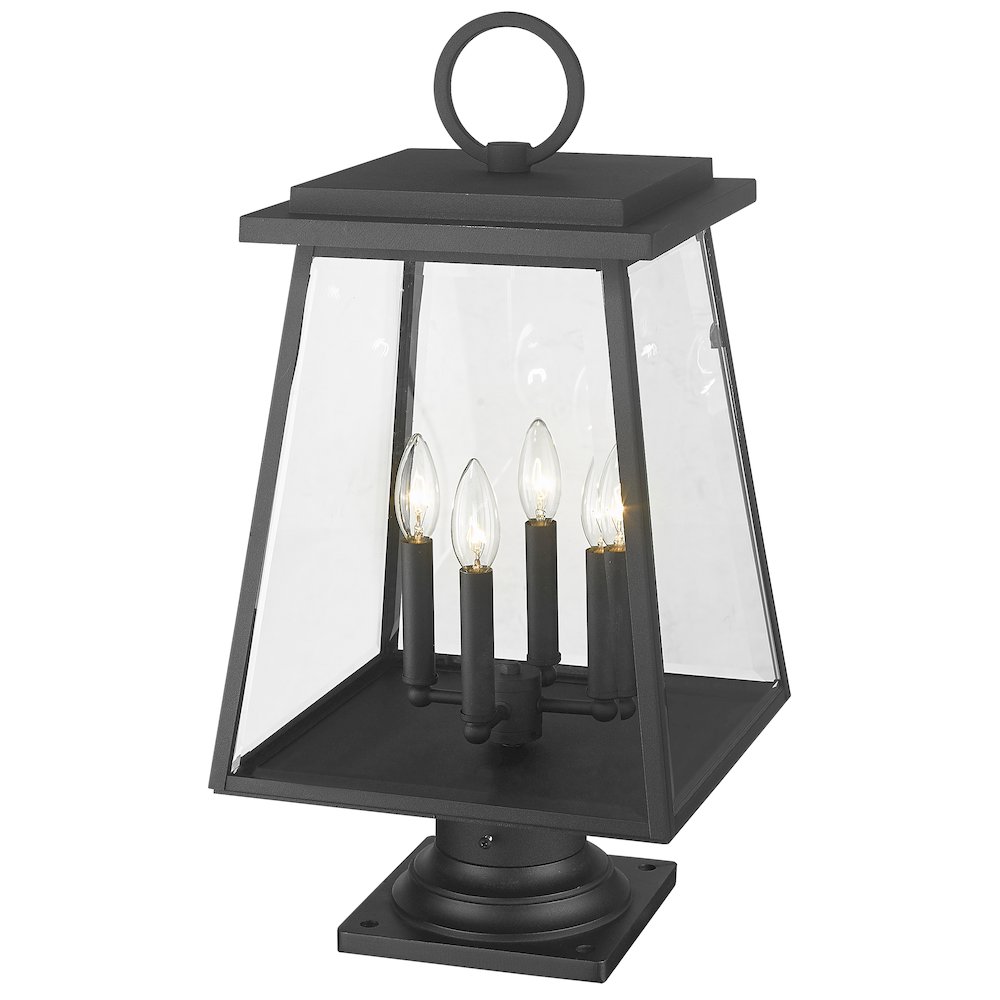 Z-Lite 4 Light Outdoor Pier Mounted Fixture. Picture 3