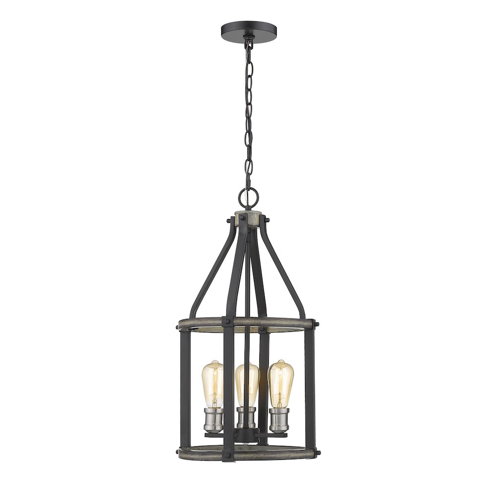 Z-Lite 3 Light Pendant. Picture 1