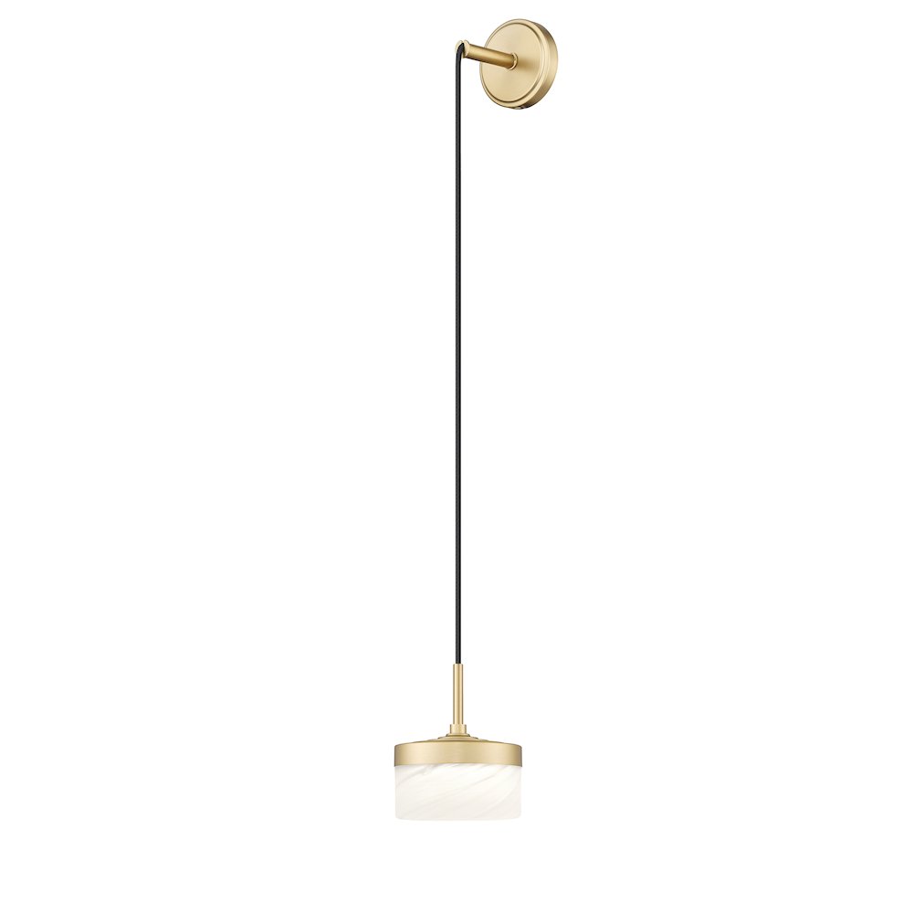 Z-Lite 1 Light Wall Sconce, Modern Gold. Picture 3