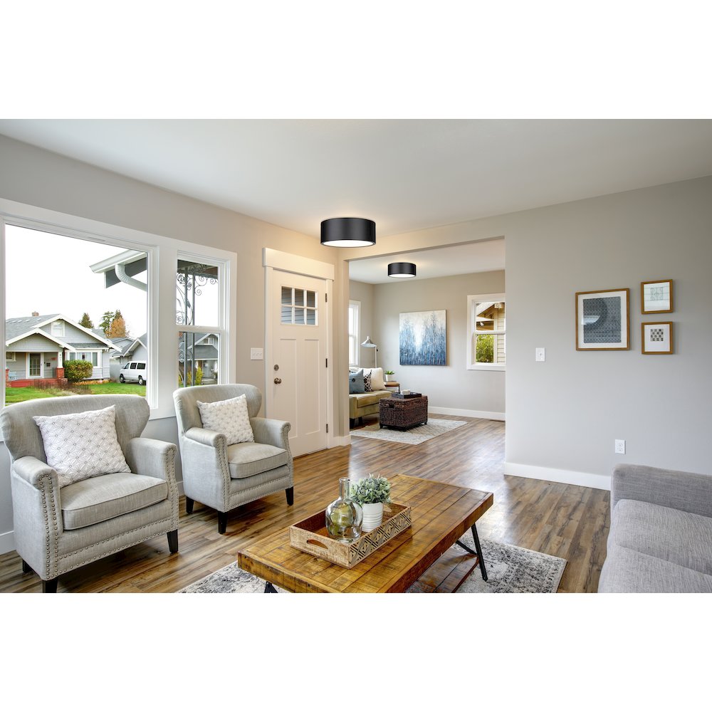 Z-Lite 3 Light Flush Mount. Picture 7