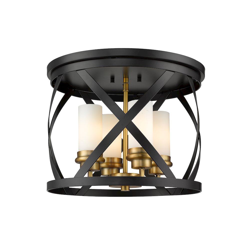 Z-Lite 4 Light Flush Mount. Picture 2