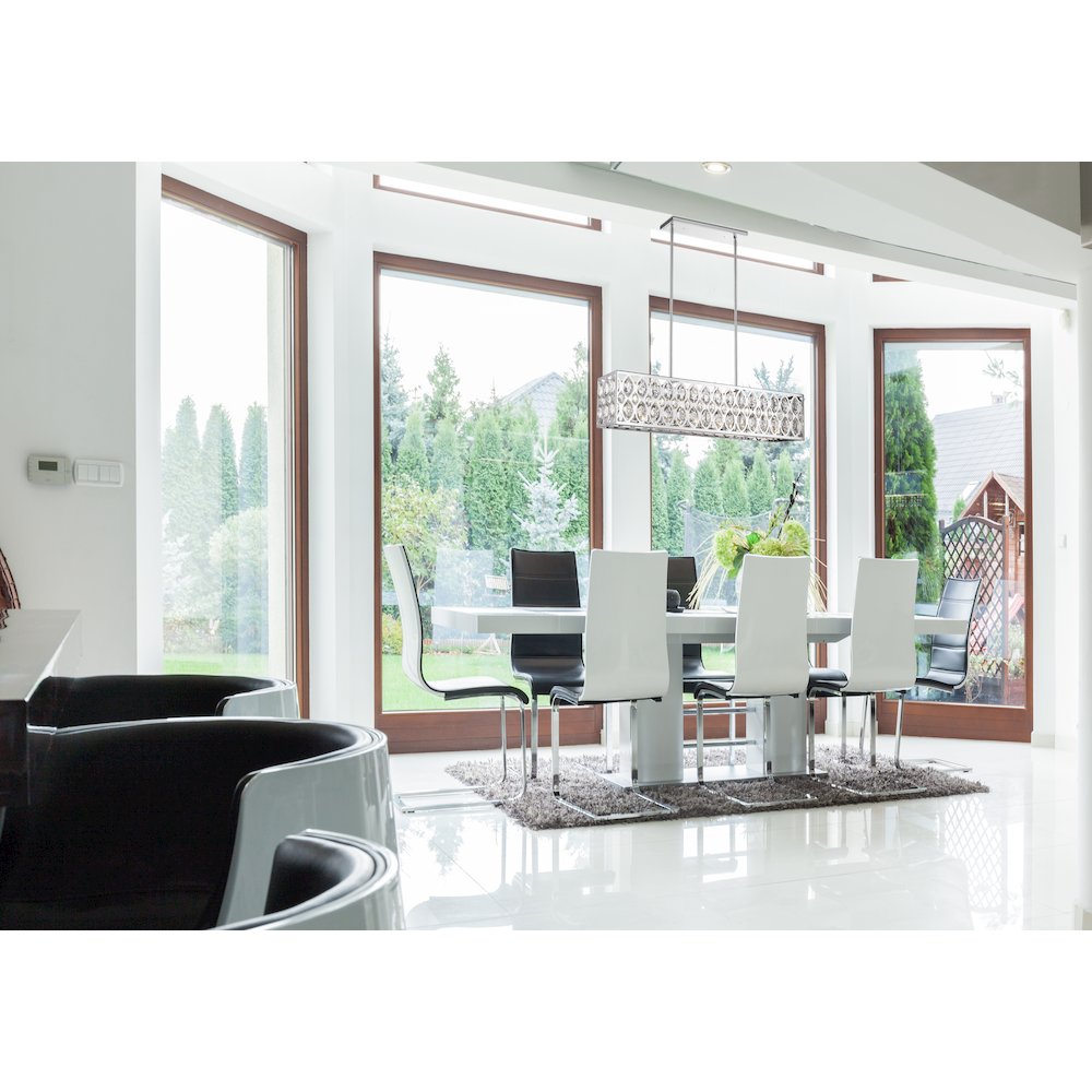Z-Lite 7 Light Linear Chandelier. Picture 6