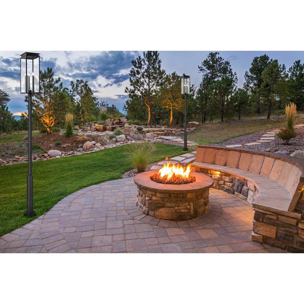Z-Lite 5 Light Outdoor Post Mounted Fixture. Picture 7