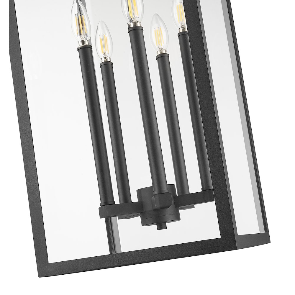 Z-Lite 5 Light Outdoor Chain Mount Ceiling Fixture. Picture 4