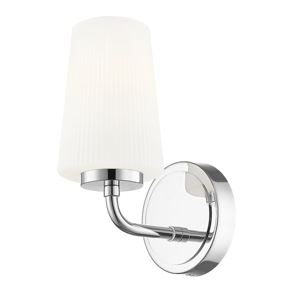 Z-Lite Montford 1 Light Wall Sconce in Chrome color, Steel frame. Picture 3
