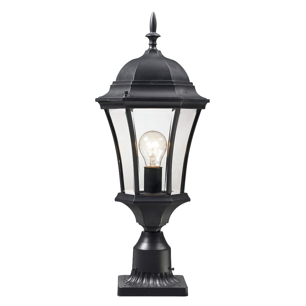 Z-Lite 1 Light Outdoor Pier Mounted Fixture. Picture 1
