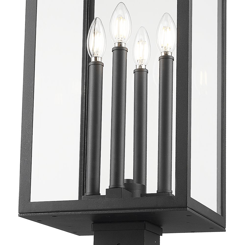 Z-Lite 4 Light Outdoor Post Mounted Fixture. Picture 4