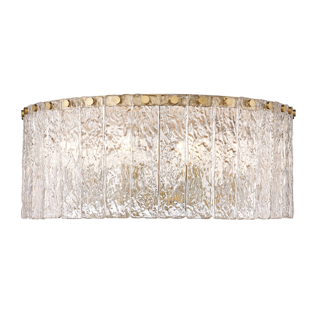Z-Lite 8 Light Flush Mount. Picture 1