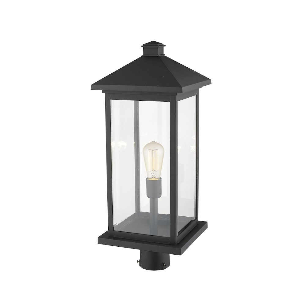 Z-Lite 1 Light Outdoor Post Mount Fixture. Picture 3