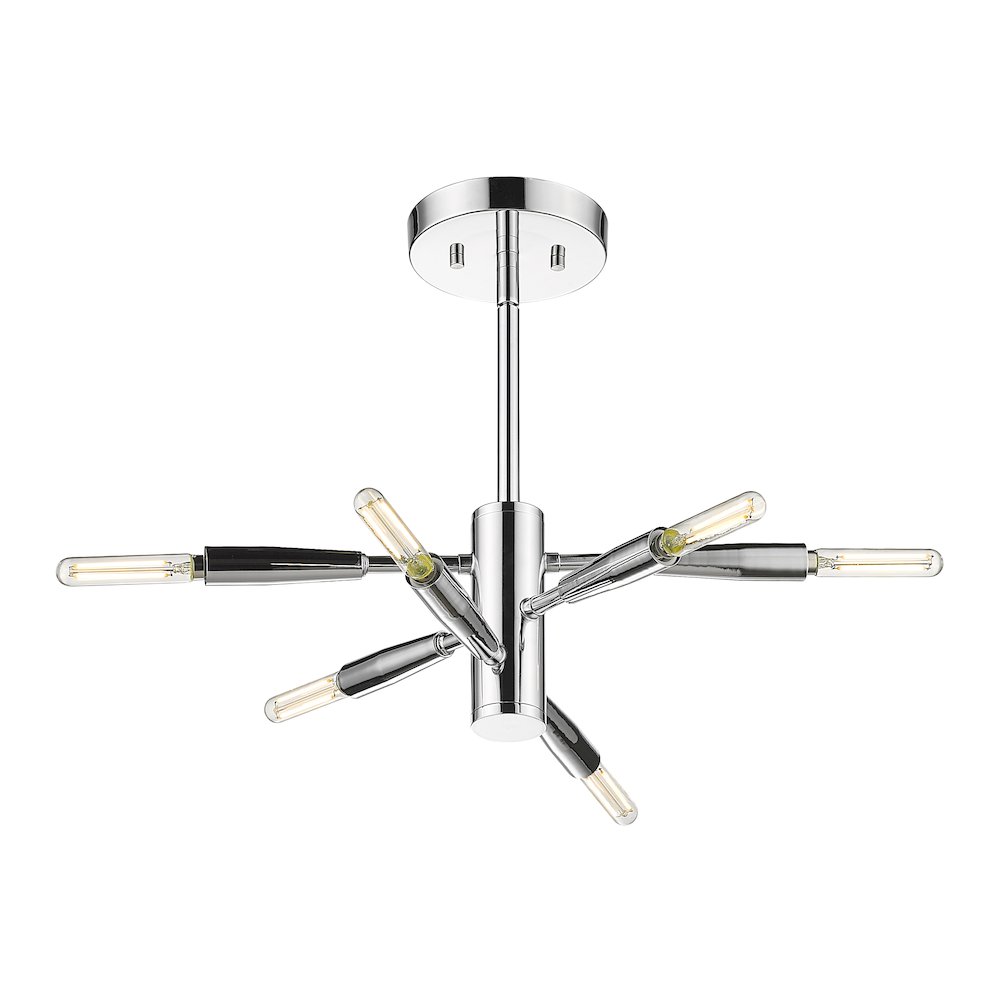 Z-Lite 6 Light Semi Flush Mount. Picture 3