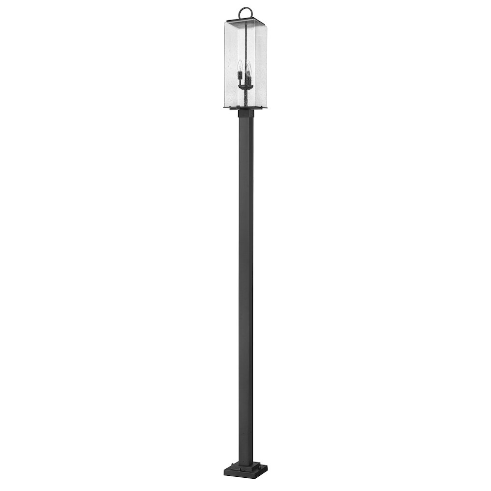 Z-Lite 3 Light Outdoor Post Mounted Fixture. Picture 5