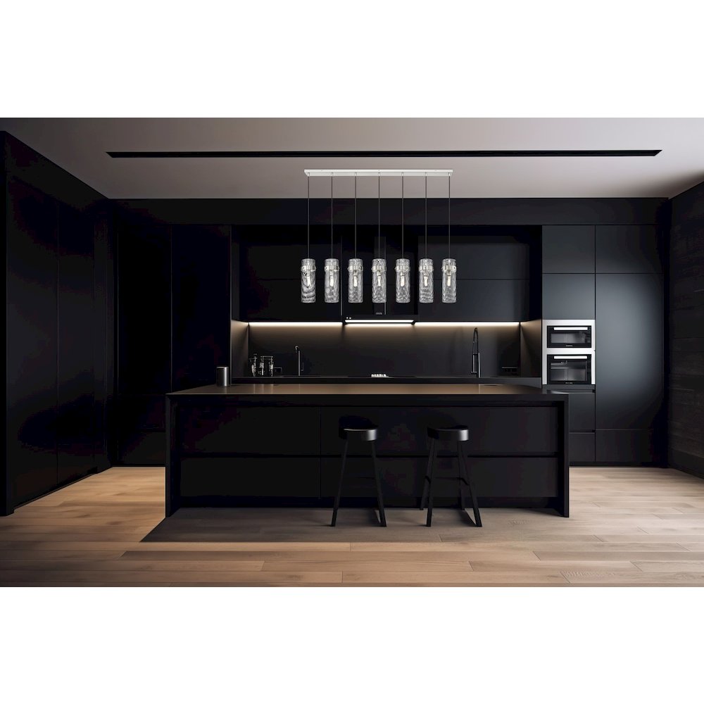Z-Lite 7 Light Linear Chandelier. Picture 6