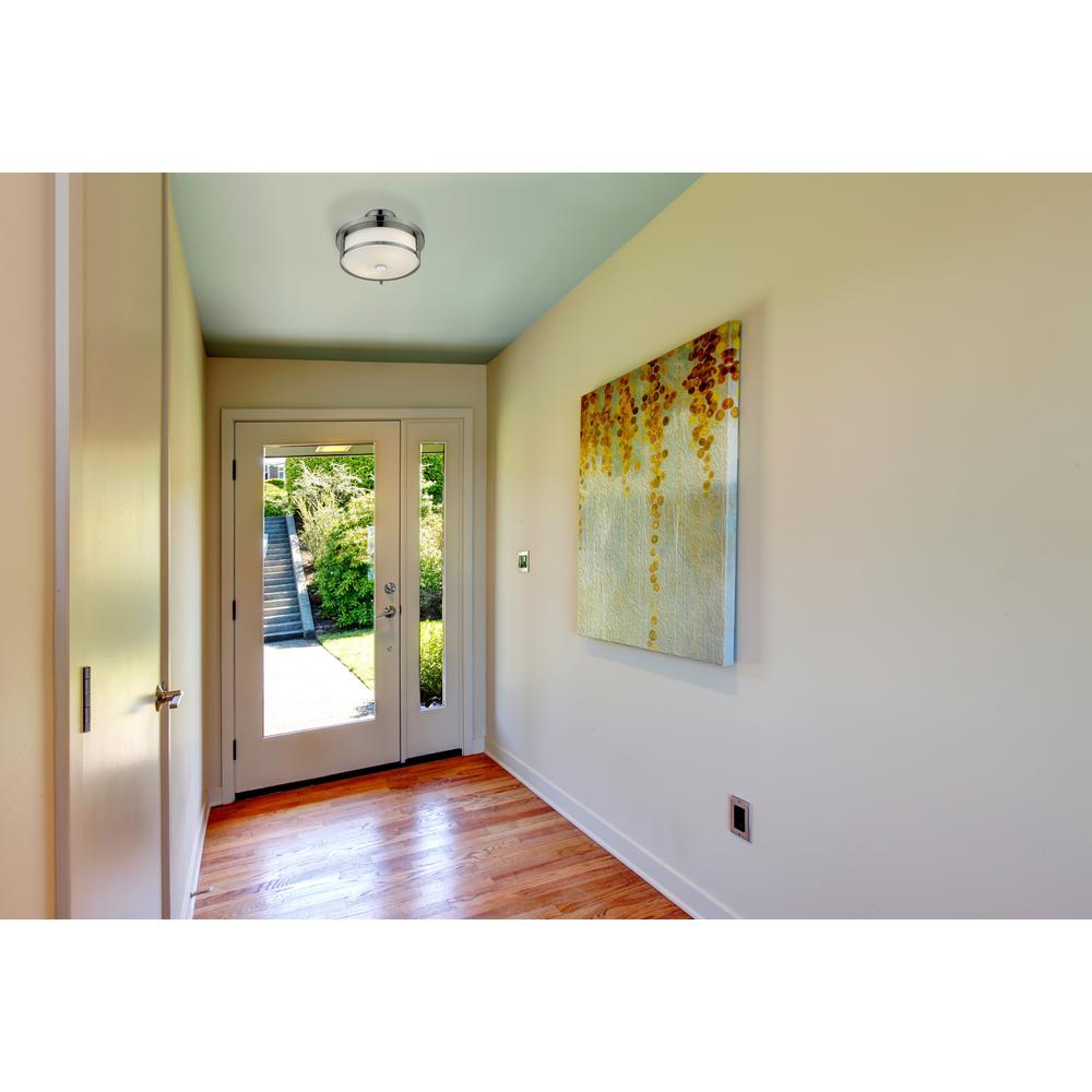 2 Light Semi Flush Mount. Picture 7