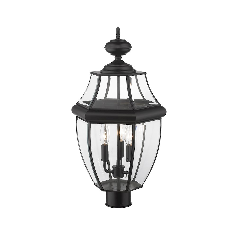 Z-Lite 3 Light Outdoor Post Mount Fixture. Picture 2